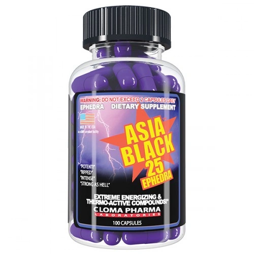 Cloma Fharma - Asia Black 25 Ephedra (100кап)