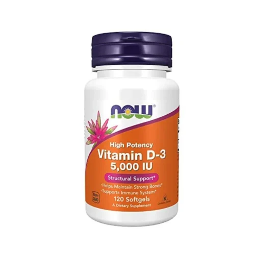 Now foods D3 5000 UI 120 soft gels