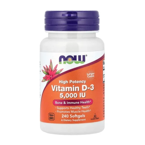 Now Foods D3 5000 UI 240 soft gels