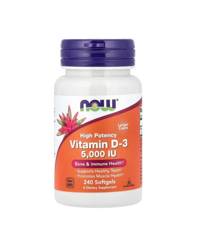 Now Foods D3 5000 UI 240 soft gels