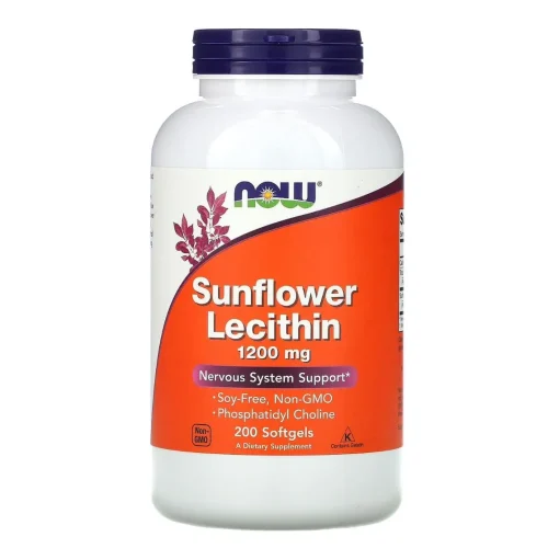 Now sunflower lecithin 1200 mg