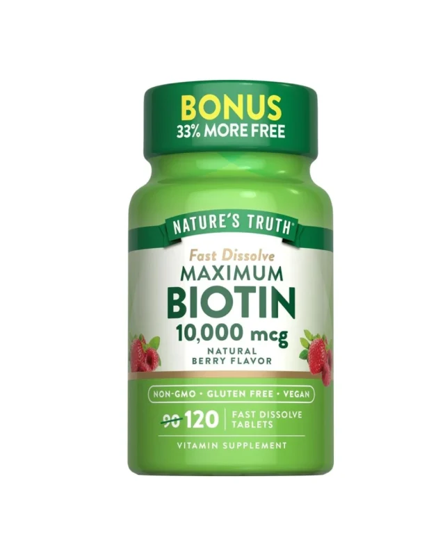 Nature’s Truth Biotin 10,000 mcg
