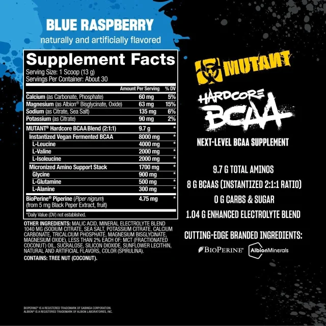 Mutant Hardcore BCAA