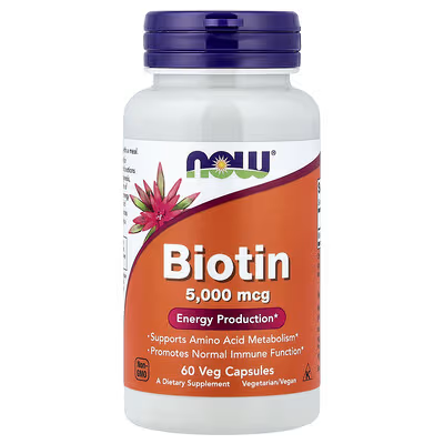 NOW Biotin 5000 mcg