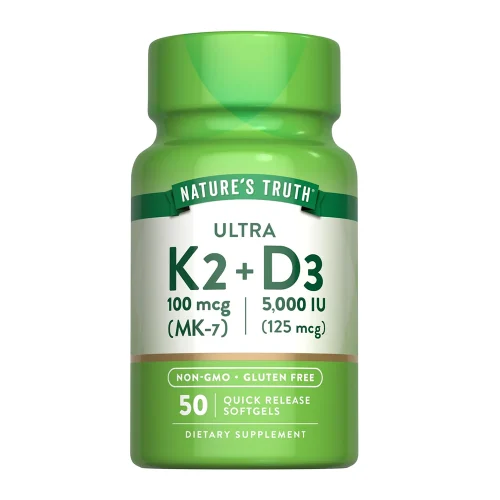Nature’s Truth Vitamin K2 + D3