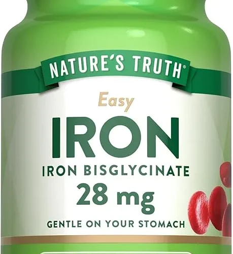 Nature’s Truth Easy Iron 28 mg